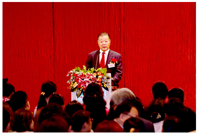 香港新闻界庆祝国庆筹备委员会执委会主席张国良致词